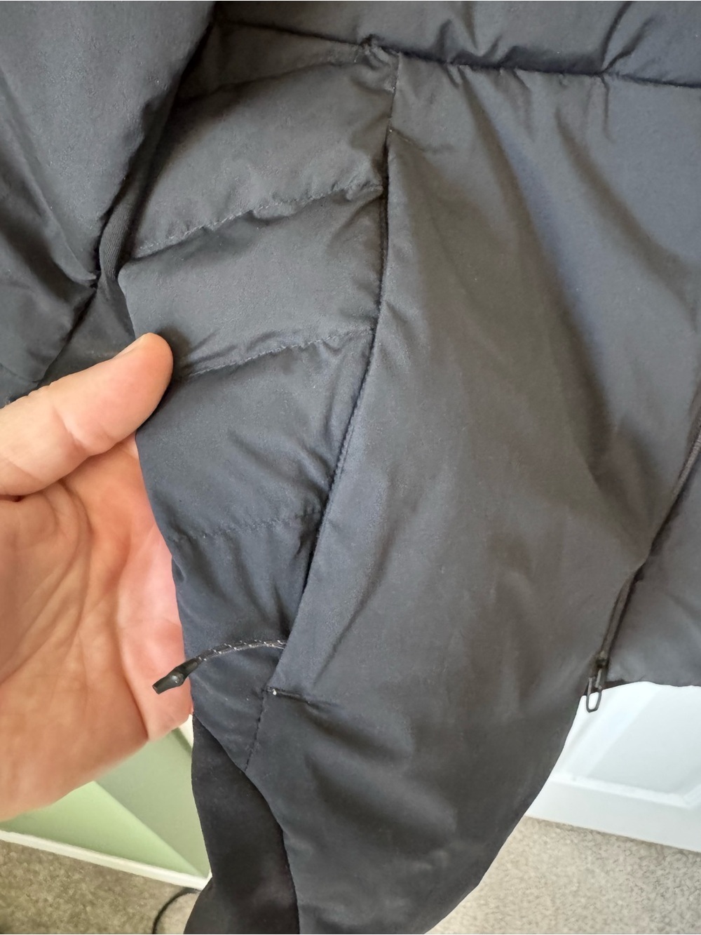 Mens Lululemon Down For It All Hoodie Size Small Like Brand New Black Jacket - Picture 13 of 16